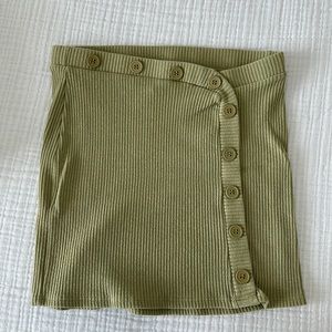 Green Mini Skirt